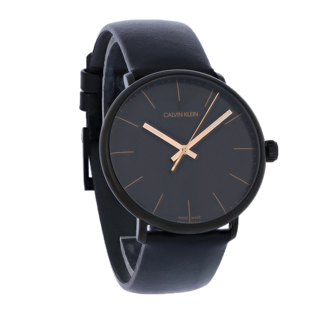 Calvin Klein High Noon Mens Black ION Plated Quartz Watch K8M214CB