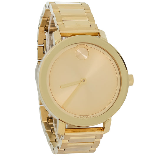 Movado Evolution Series Ladies Gold PVD Stainless Quartz Watch 3600822