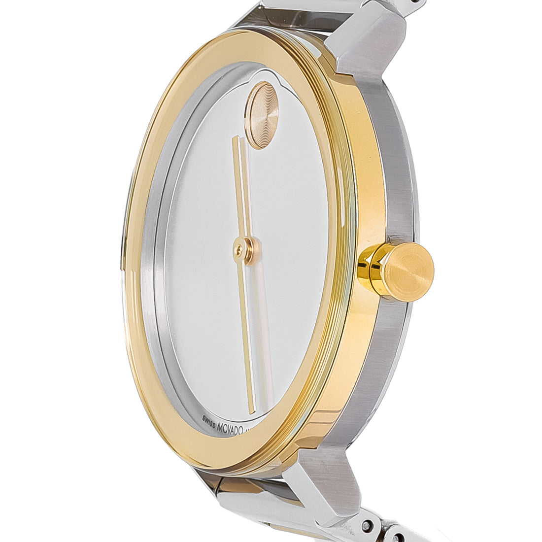 Movado Evolution Series Ladies Two Tone Stainless Quartz Watch 3600825