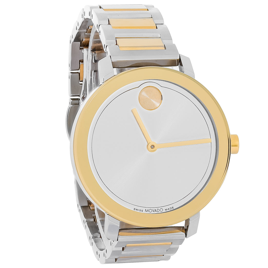 Movado Evolution Series Ladies Two Tone Stainless Quartz Watch 3600825