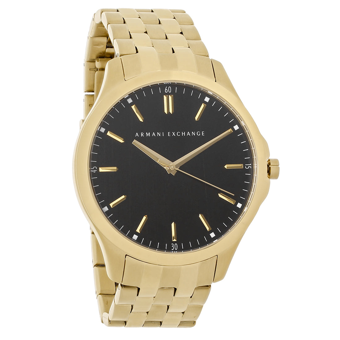 Armani Exchange Mens Hampton Gold Tone PVD Stainless Quartz Watch AX2145